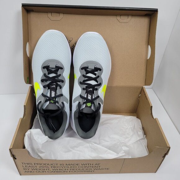 Nike Revolution 6 Next Nature Men's White Gray Shoes DR9882-001 US Size 8.5 NIB - Picture 2 of 11